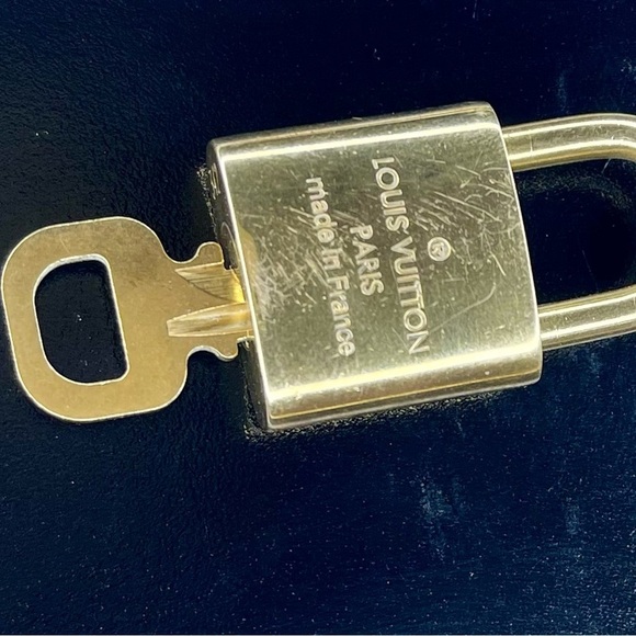 Louis Vuitton Gold Padlock with Key #319 - Picture 4 of 5